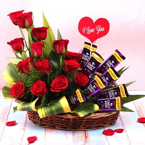 Flowers and Chocolate Combo