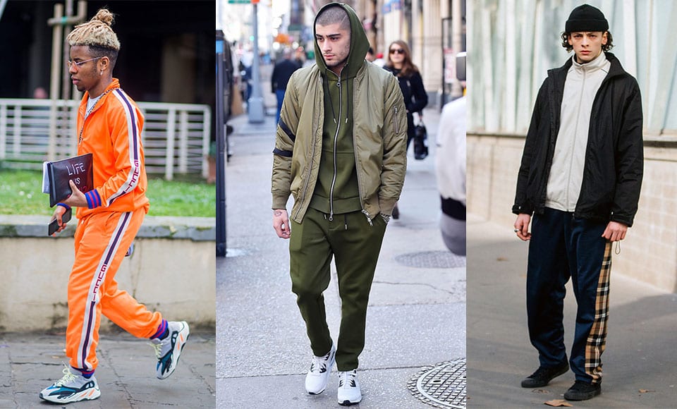 How to wear track suits if you are a guy