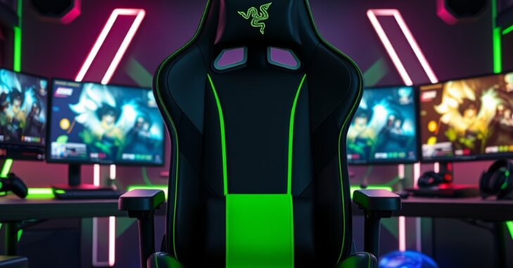 Razer Chair touch control panel