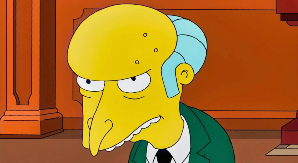 Mr. Burns’ Family and Son Larry